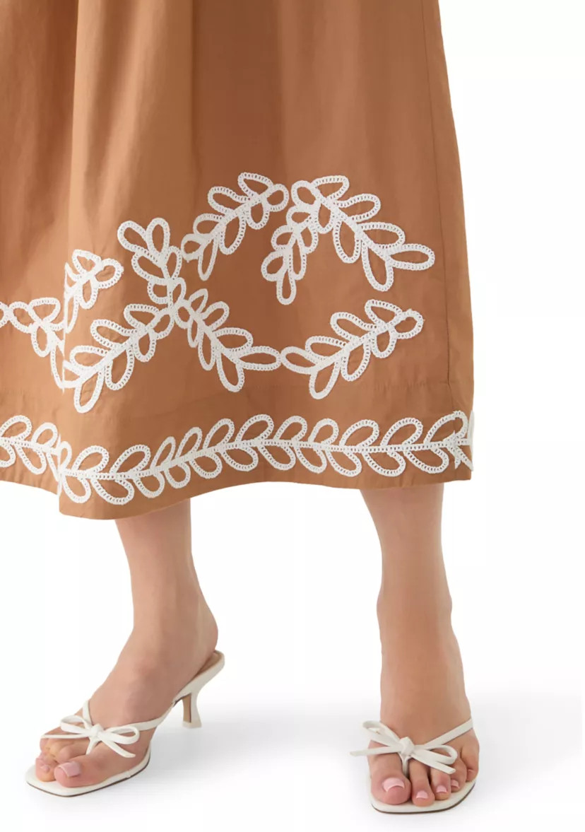 Women's Embroidered Midi Skirt | Belk