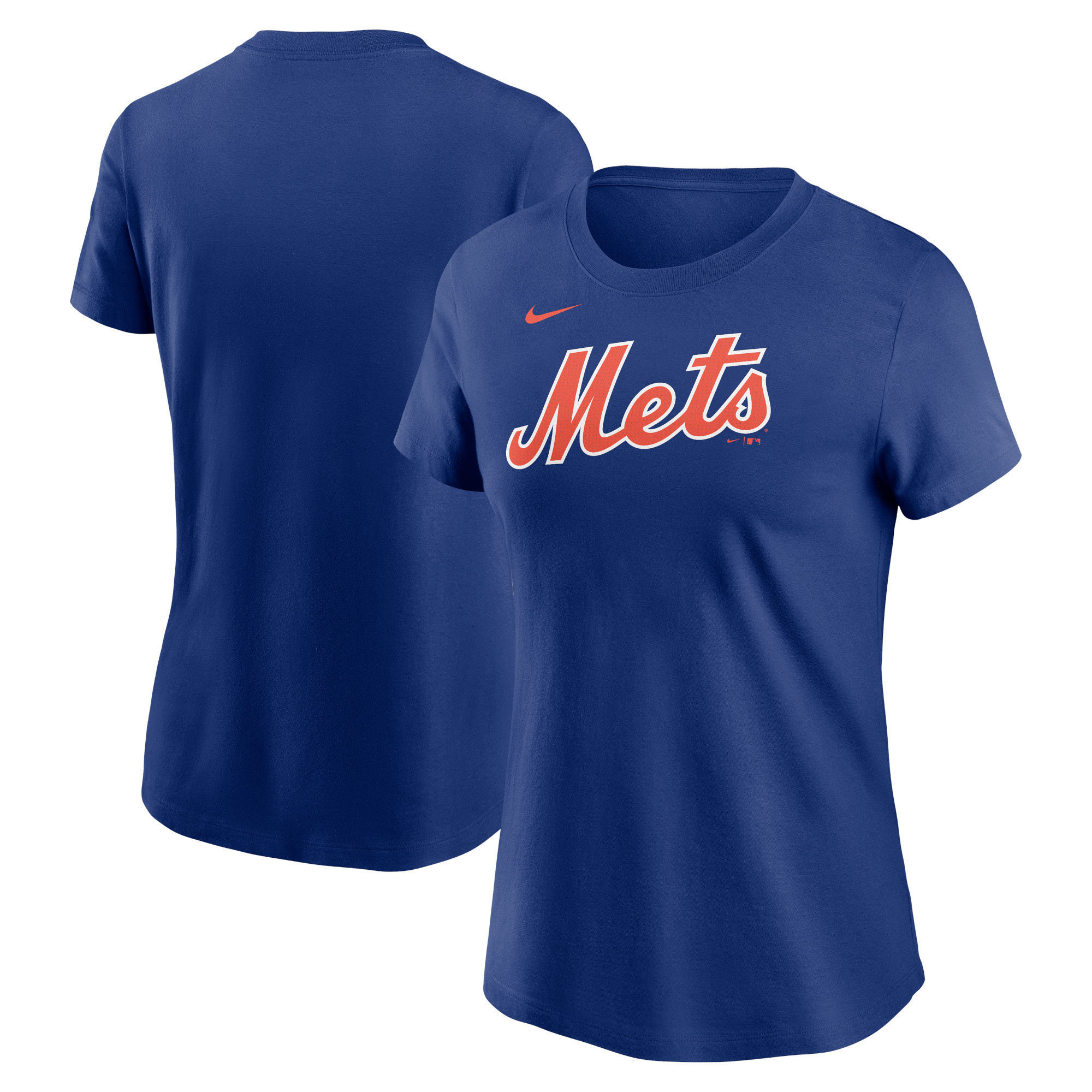 Women's Nike Royal New York Mets Wordmark T-Shirt | Fanatics