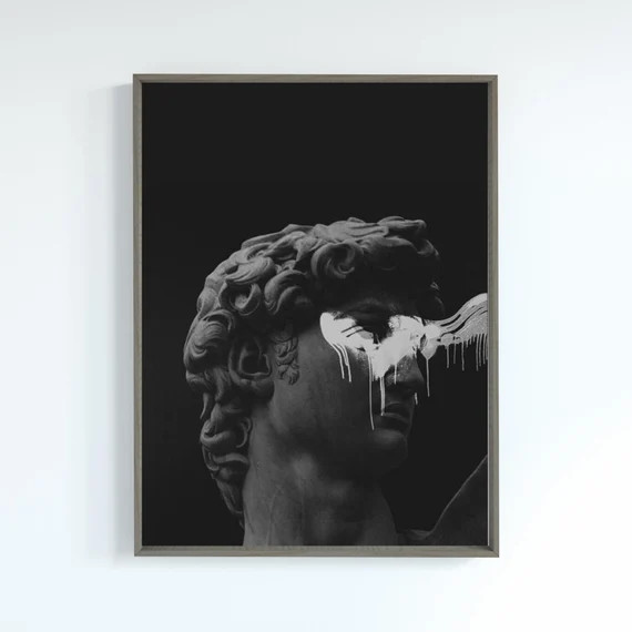 Statue of David Michelangelo Statue Italian Wall Decor | Etsy | Etsy (US)