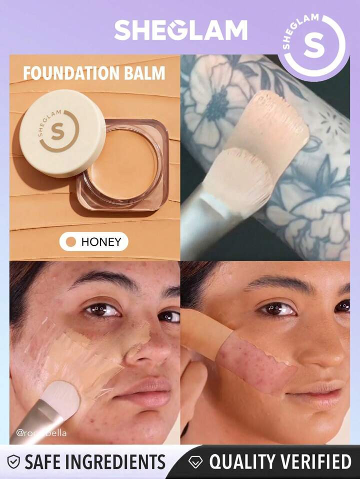 SHEGLAM Bálsamo de Base de Maquillaje de Cobertura Completa -Miel | SHEIN