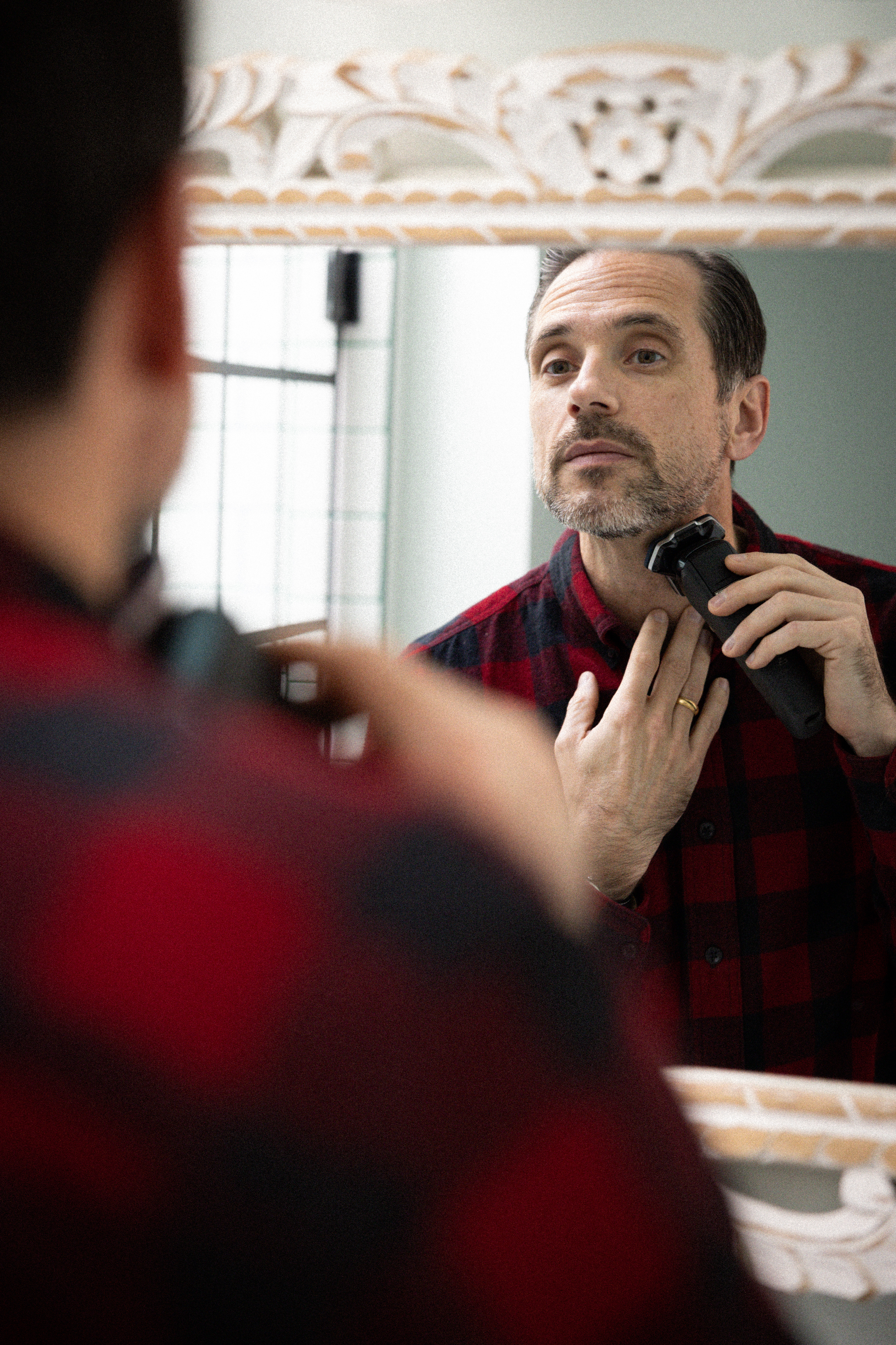 #ad I'm thinking of giving my mother a gift she's wanted for the past two years -- me . . . without a beard. So I picked up the @PhilipsNorelco Shaver 7900 at @Target to MAYBE get the job done. Do you think I did it??? #PhilipsPartner #TargetPartner #Target
 

 #LTKmorningroutine #LTKselfcare #LTKMens