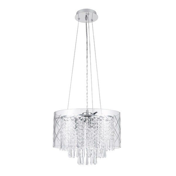 3-Light Chandelier with Crystal Beads | Bed Bath & Beyond