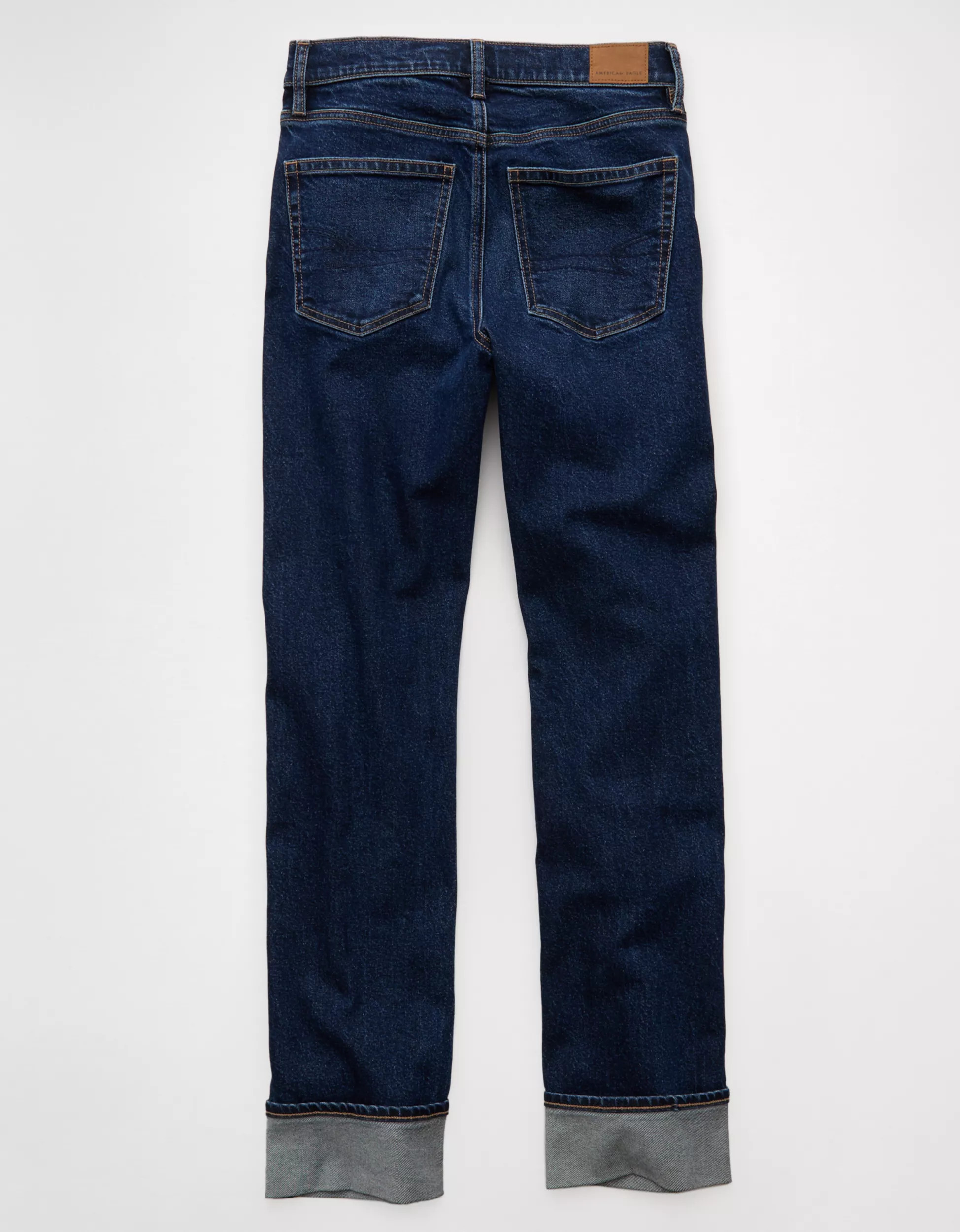 AE Stretch Super High-Waisted Straight Jean | American Eagle Outfitters (US & CA)