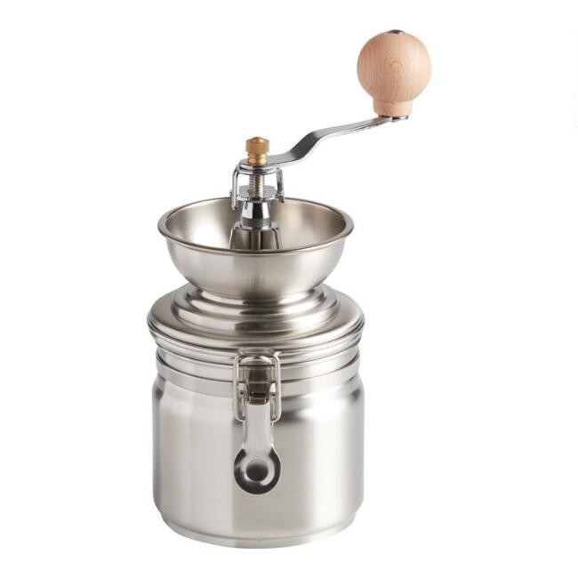 Stainless Steel Manual Coffee Grinder | World Market