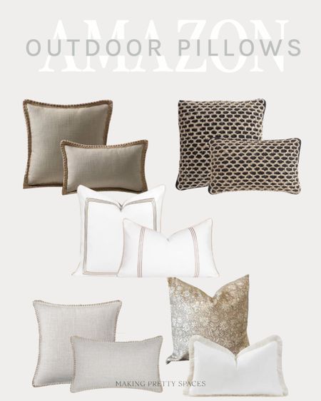 Amazon outdoor, outdoor pillows, throw pillow, outdoor accessories, amazon home, outdoor finds, patio furniture

#LTKfindsunder50 #LTKstyletip #LTKsalealert