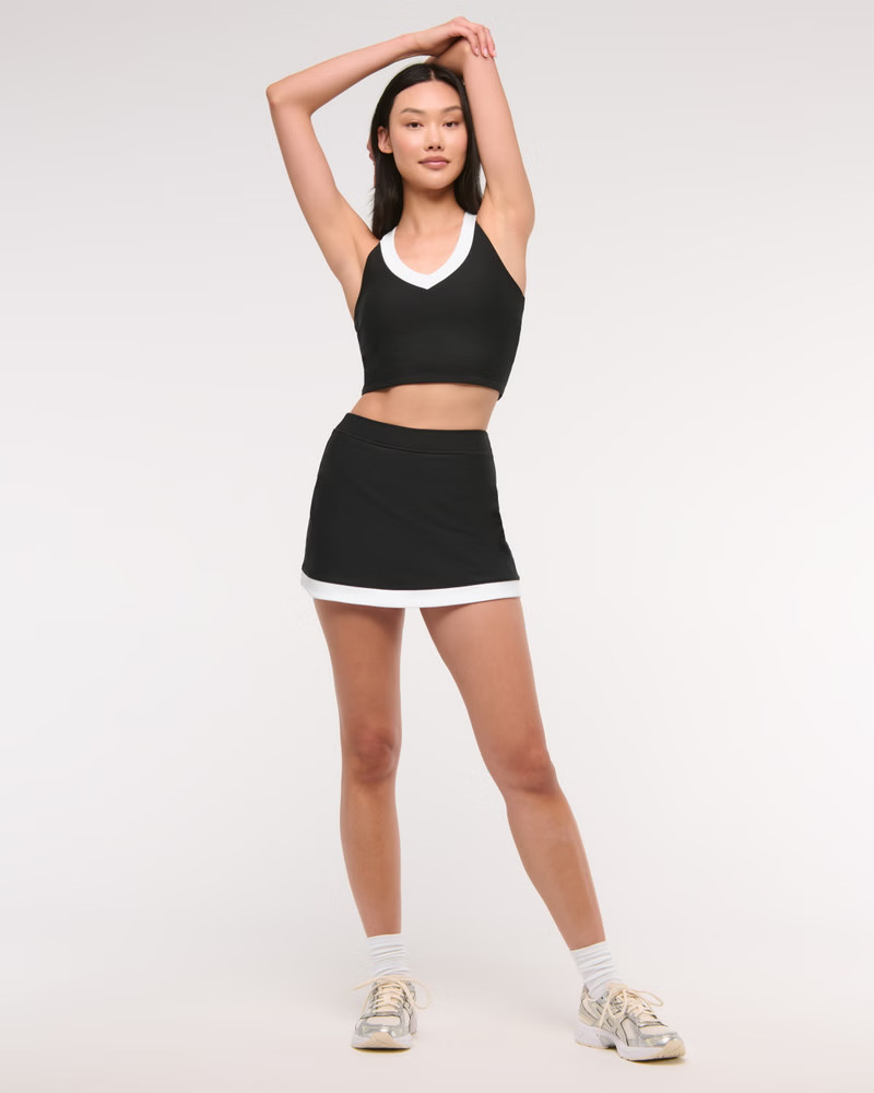 YPB sculptLUX Lined Clean Mini Skirt | Abercrombie & Fitch (US)
