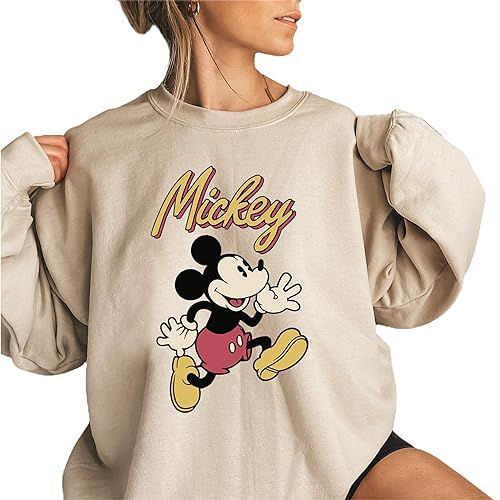 Vintage Magical Worl Sweatshirt, Classic Mouse Sweater For Women and Men, Retro Mouse Sweatshirt ... | Amazon (US)