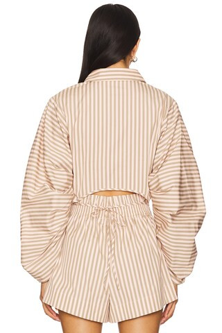 HEVRON Raquel Top in Blush Stripe from Revolve.com | Revolve Clothing (Global)