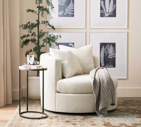 Balboa Swivel Chair | Pottery Barn (US)