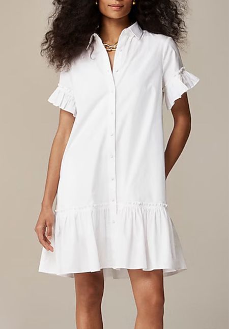 White dress
Dress
J.Crew dress

Spring Dress 
Resort wear
Vacation outfit
Date night outfit
Spring outfit
#Itkseasonal
#Itkover40
#Itku

#LTKsalealert #LTKfindsunder100