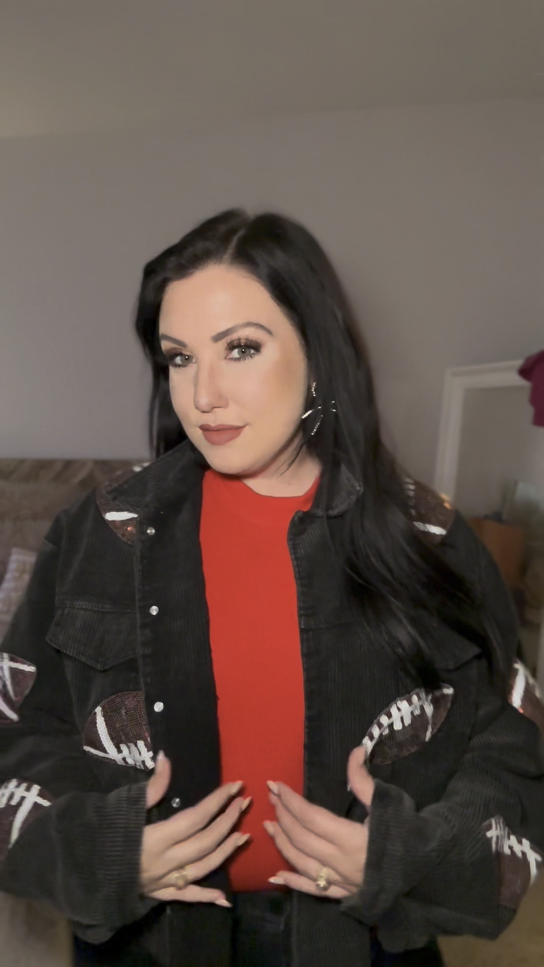 Outfit for Super Bowl party🏈🤍🥳

#LTKstyletip #LTKbeauty #LTKover40