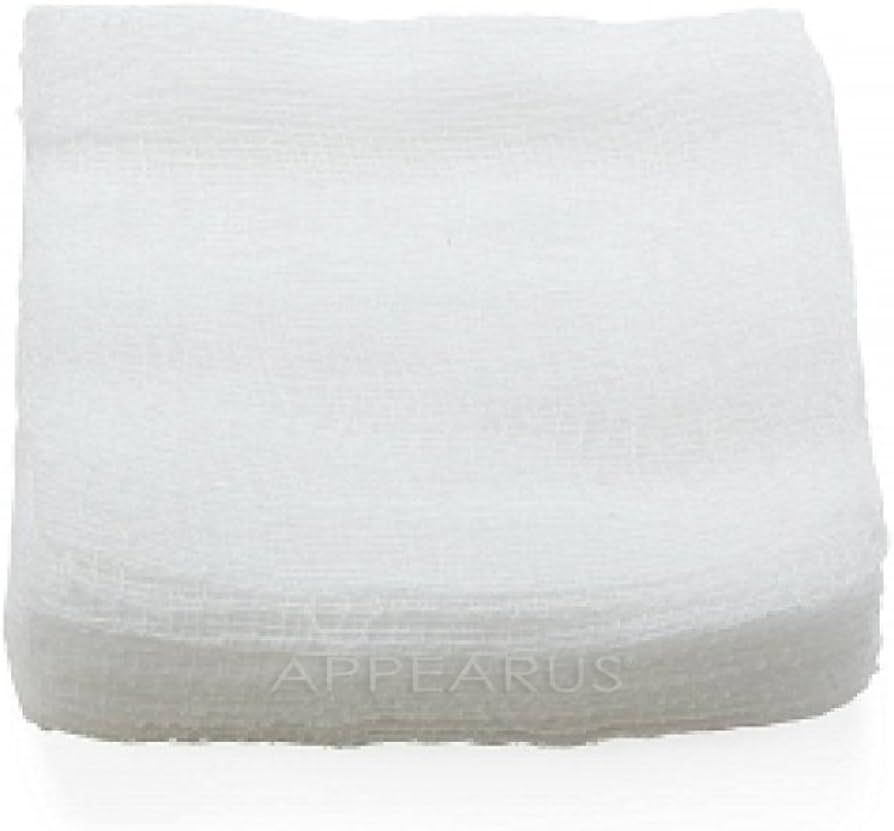 4x4 100% Cotton Esthetic Gauze Pads (200 Count) | Amazon (US)