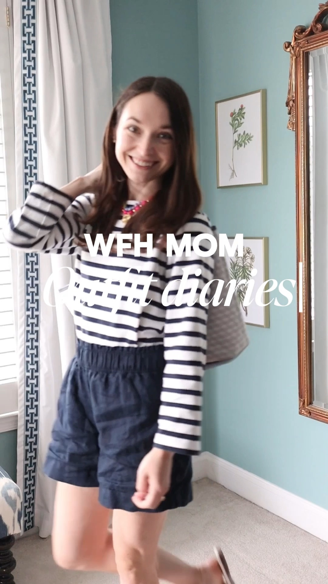 What I wear on a typical weekday as a WFH mom