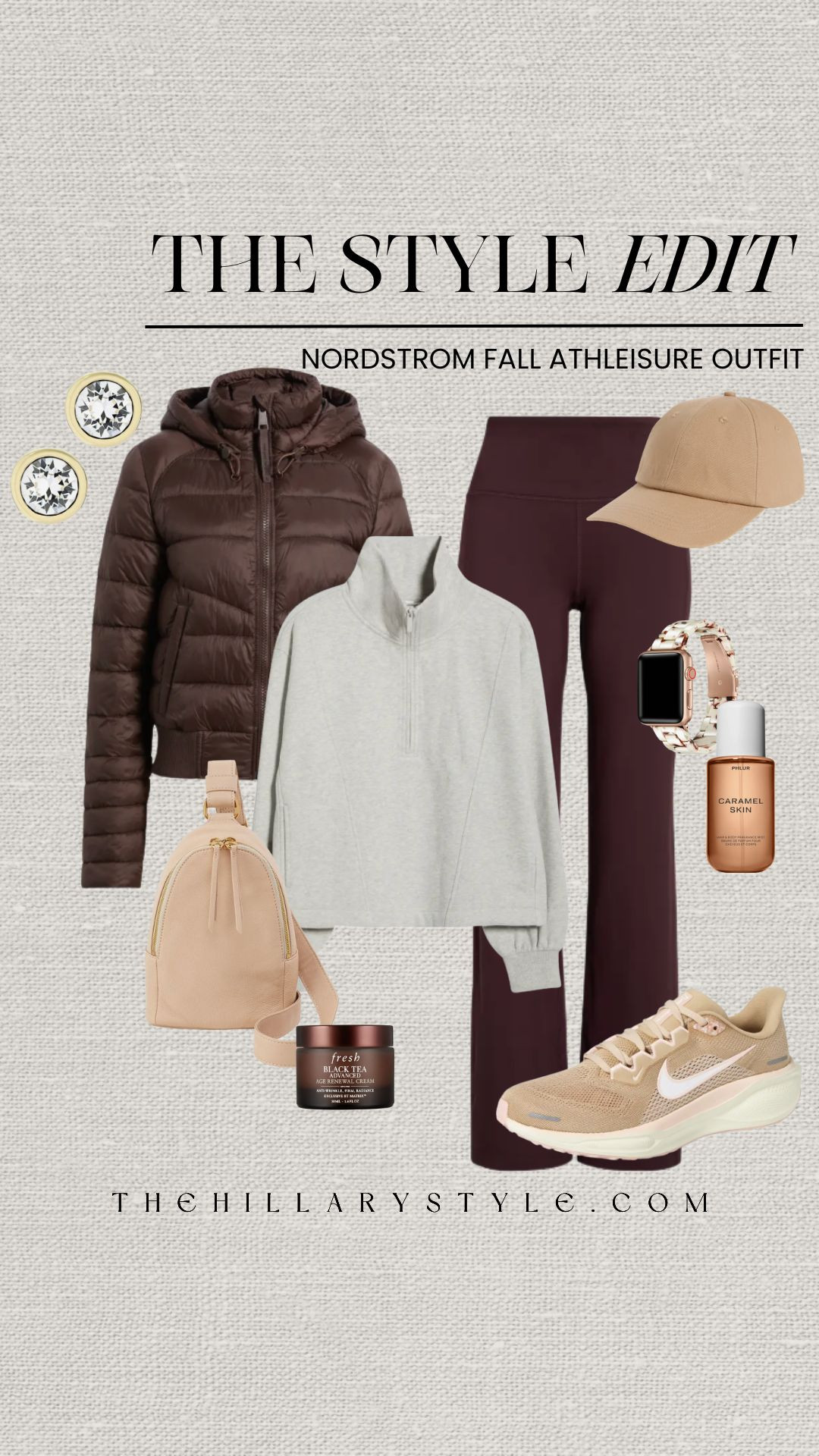 
The Style Edit: Elevated Athleisure from Nordstrom
My current fall uniform is officially here! ✨ Obsessed with this elevated athleisure look from Nordstrom that's perfect for a coffee run, running errands, or a long travel day. This outfit effortlessly combines the cozy chic trend with functional design—featuring a soft, comfortable layering piece and on-trend high-waisted leggings . It's versatile styling at its best, proving comfort and fashion can coexist this season. Get ready for sweater weather with the best new arrivals and make a statement with simple, yet chic, bold neutrals.

#TheHillaryStyle #nordstromstyle #athleisurelook #fallfashion #cozychic #elevatedcasual #layeringstyle #falloutfitinspo #widelegpants #ltkfall #pintereststyle #fallmusthaves #traveloutfit  

 

#LTKSeasonal #LTKActive #LTKOver40