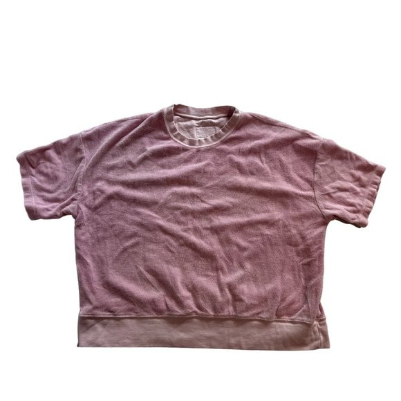 Daily Drills Terry Cloth Sweatshirt in Pink/Purple Size XS/S | Poshmark