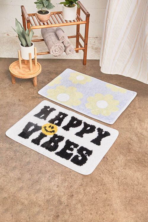 Happy Vibes Graphic Bath Mat | Forever 21 (US)