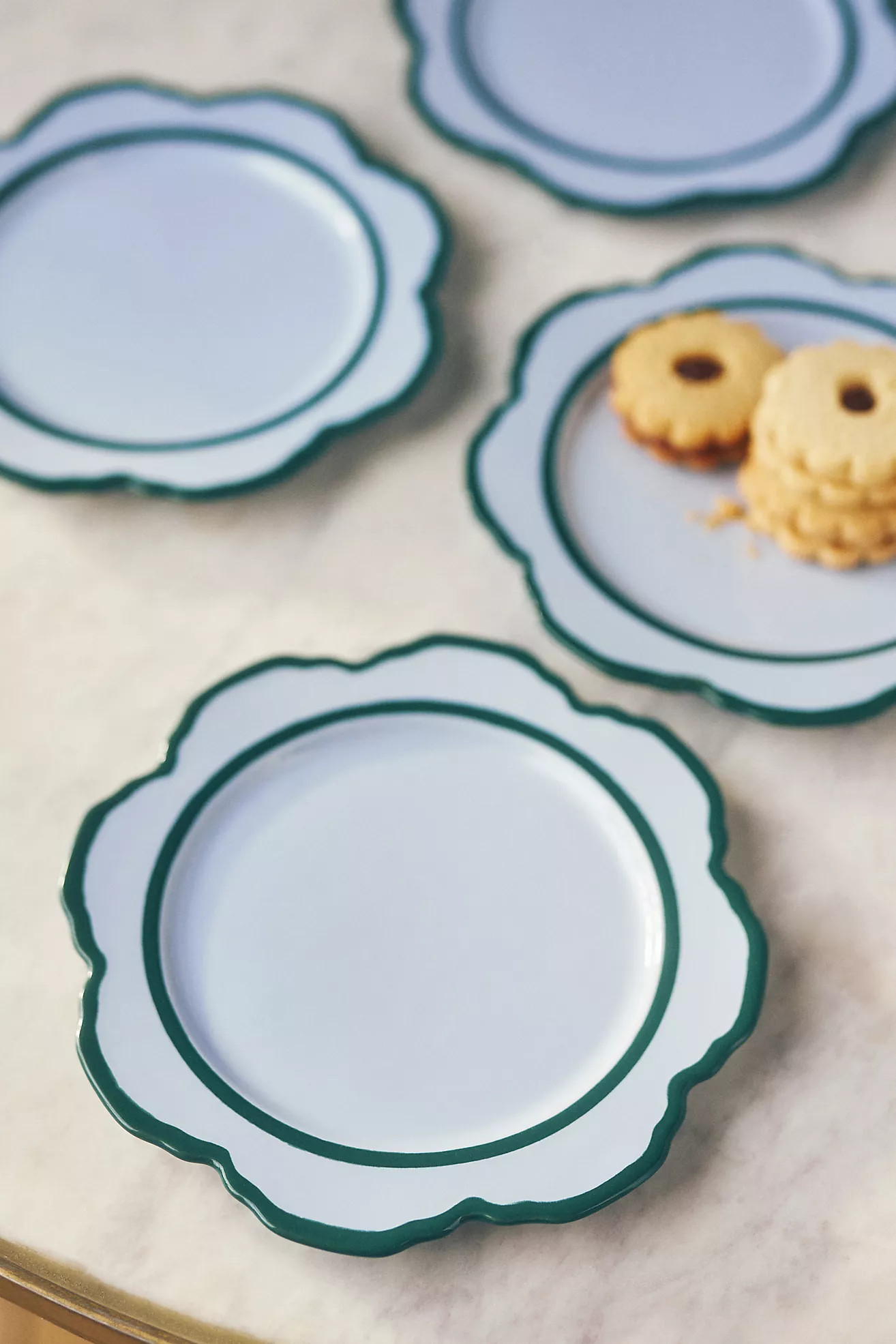 Lyla Solid Side Plates, Set of 4 | Anthropologie (US)