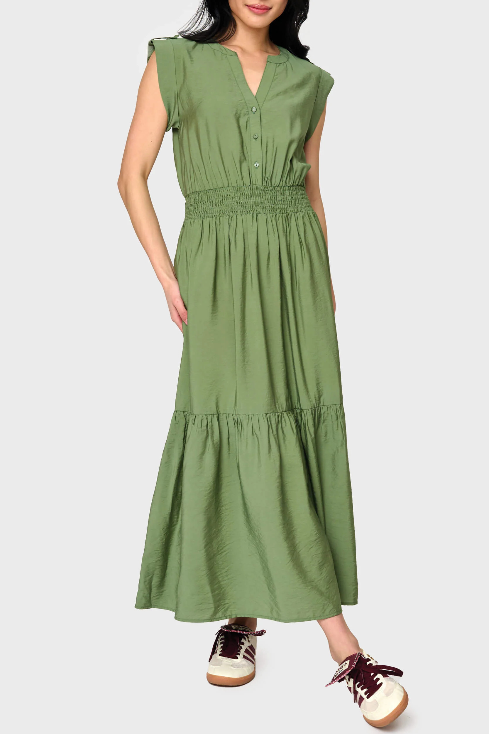 Lindsey Utility Maxi Dress | Gibson