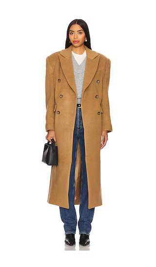 LPA Kierra Coat in Tan. - size L | Revolve Clothing (Global)
