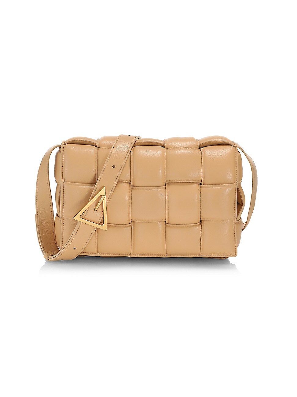 Bottega Veneta Women's The Cassette Padded Leather Crossbody Bag - Almond | Saks Fifth Avenue