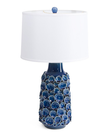 27in Textured Ceramic Table Lamp | TJ Maxx