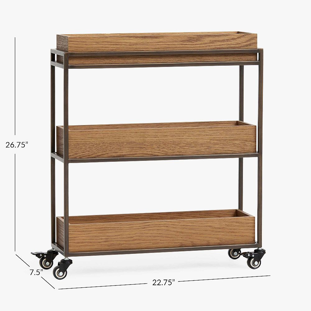 Heritage Storage Cart | Pottery Barn Teen