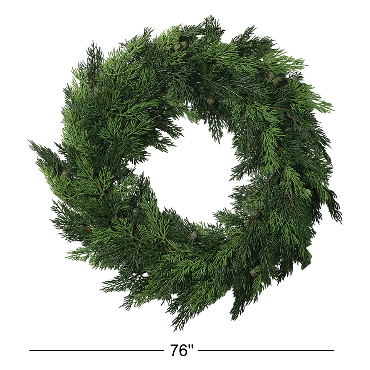 76'' in. Faux Garland | Wayfair North America