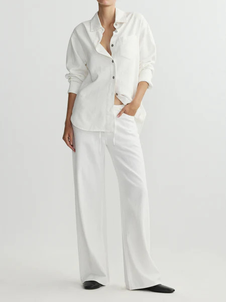 Sienna Low-Slung Wide Leg Relaxed 31” Jeans | White Aura | DL 1961 Women