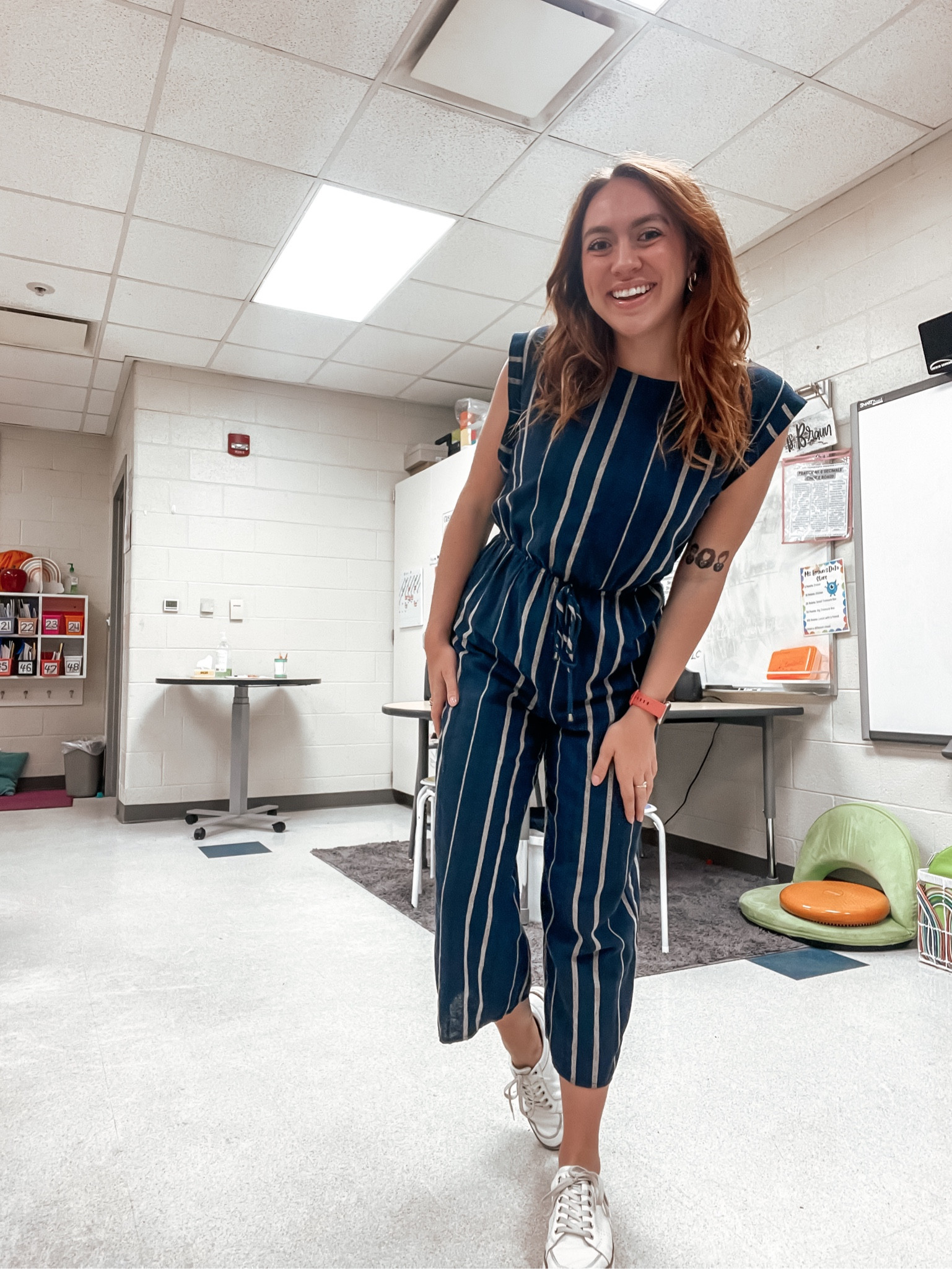 Teacher outfit, teacher style, teacher fashion, spring work outfit, workwear, work jumpsuits, comfortable work clothes, casual work outfits 

#LTKSeasonal #LTKfindsunder100 #LTKworkwear