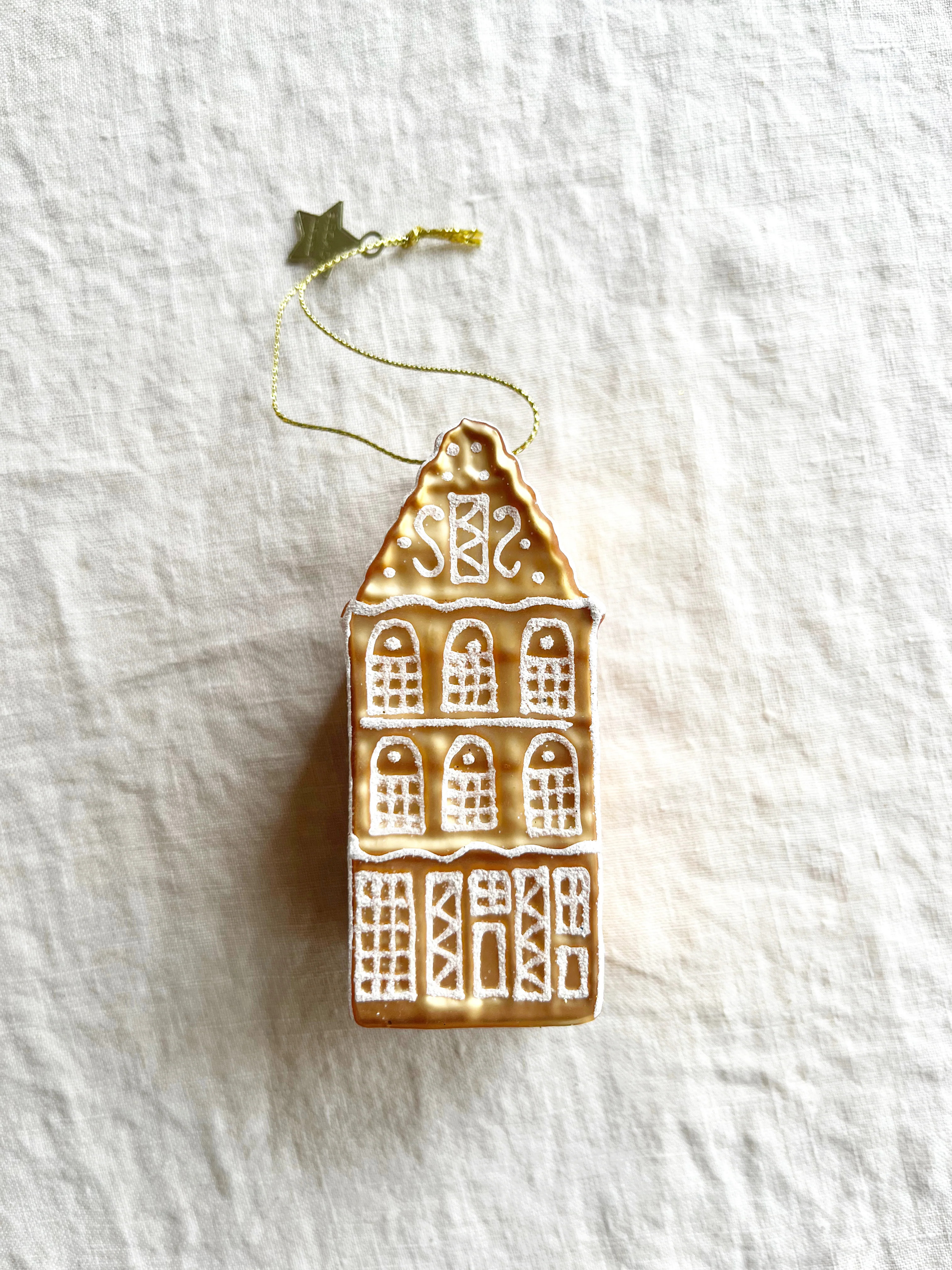 Gingerbread Canal House Ornament | the ARK elements