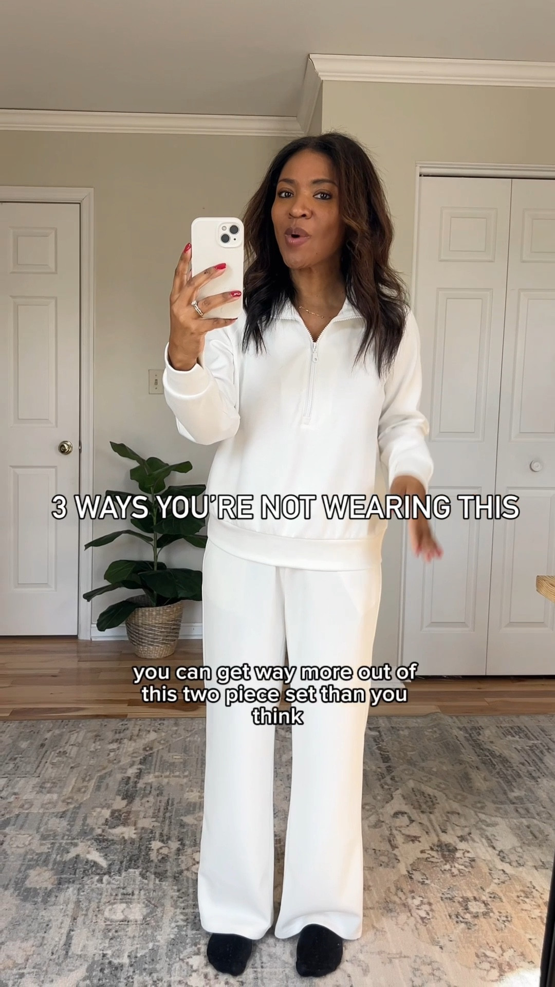 Wearing a small in the two pieced set from Amazon! One of my favorites! Medium in the denim top, and a medium in the jeans but I would stay TTS in them as they are slightly oversized. Medium in the brown vest 

Lhttps://liketk.it/5MdDU #ltkfindsunder100 #ltkfindsunder50

