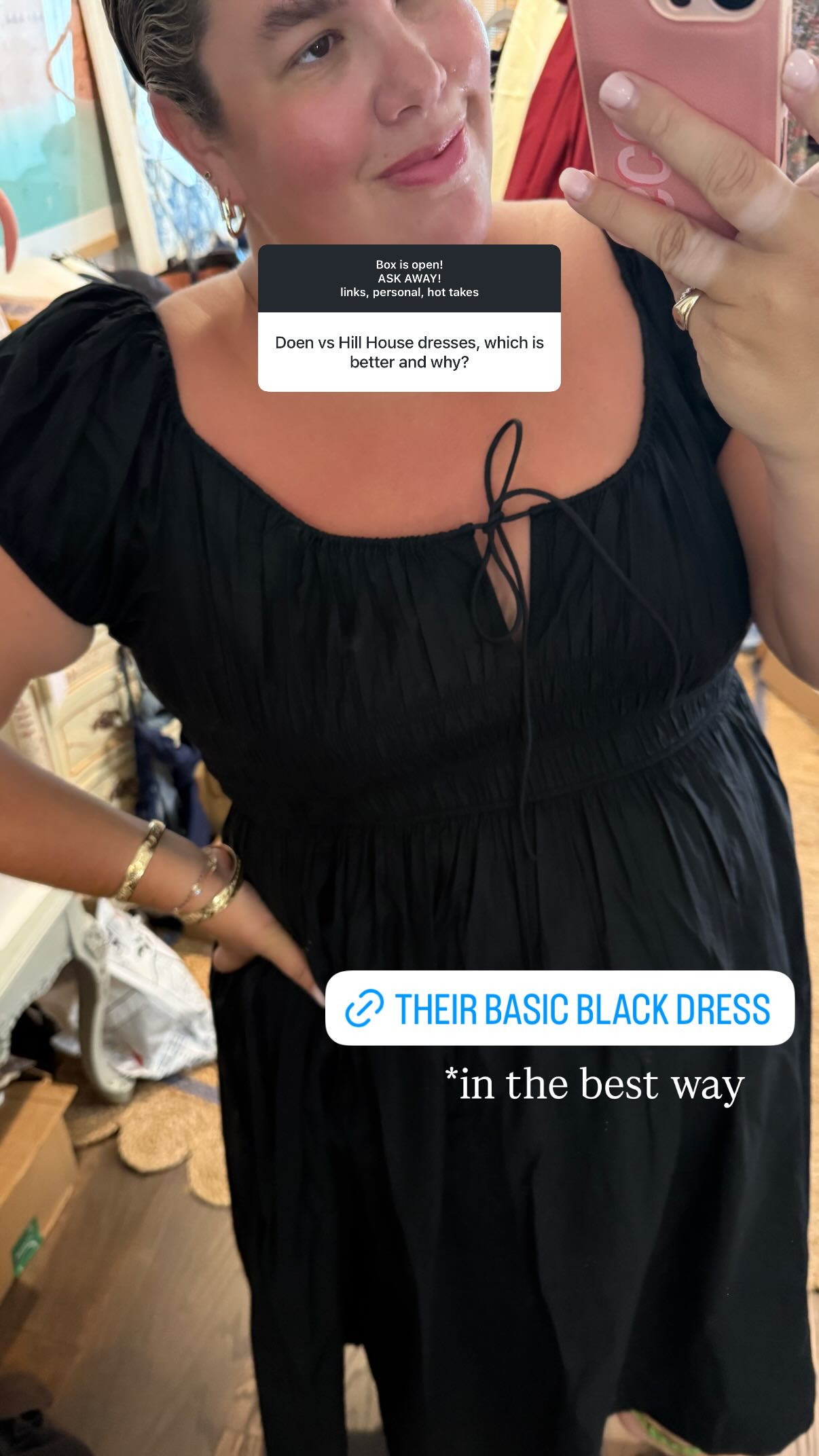 The best basic black dress

#LTKootd