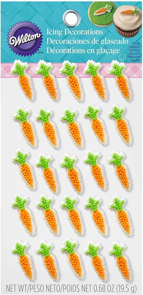 Dot Matrix Icing Decorations 25/Pkg-Carrots | Amazon (US)