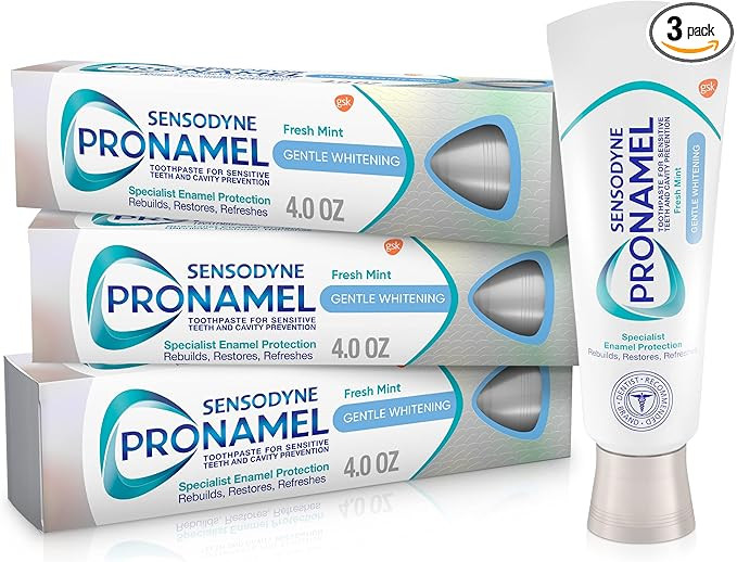 Sensodyne Pronamel Gentle Teeth Whitening Enamel Toothpaste for Sensitive Teeth, to Reharden and ... | Amazon (US)