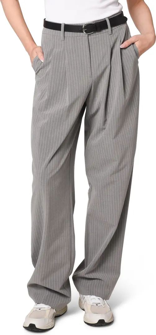 WAYF Icon Pinstripe Straight Leg Trousers | Nordstrom | Nordstrom