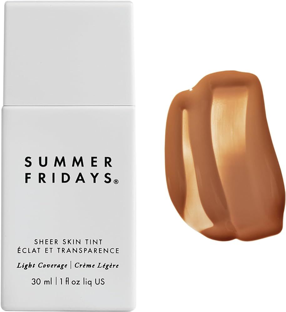Summer Fridays Sheer Skin Tint - Tinted Moisturizer with Hyaluronic Acid - Helps Diminish Uneven ... | Amazon (US)
