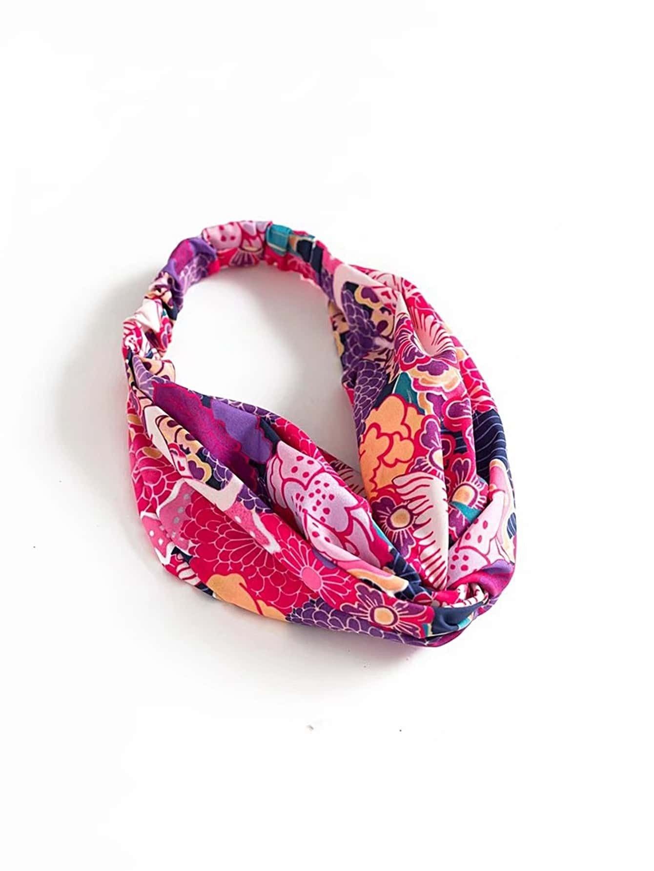 Floral Print Turban Headband | SHEIN