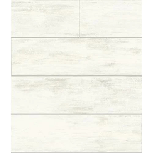 Magnolia Home Shiplap Removable White/Gray Wallpaper | DecoratorsBest | DecoratorsBest