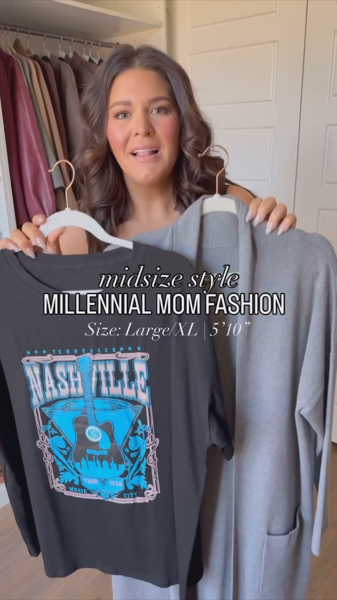 A graphic tee and faux leather leggings are such a fun combo! Especially when paired with this super chic and cozy duster cardigan. The perfect winter outfit! 

Cardigan: Large
Leggings: Large
Tee: XL

millennial fashion, mom style, leggings outfit, Amazon fashion, midsize style, midsize mom style, updating my wardrobe, trendy style, cozy style, school pickup outfit

#midsizefashion #midsizestyle #amazonfinds #amazonfashion #amazonmusthaves #stylereels #fashionreels #casualfashion

Follow my LTK @curvestocontour on the @shop.LTK app to view this post and get my exclusive app-only content!

#liketkit #LTKmomlife #LTKootd #LTKgrwm
@shop.ltk
https://liketk.it/5F3vi#LTKootd #LTKgrwm

#LTKMidsize