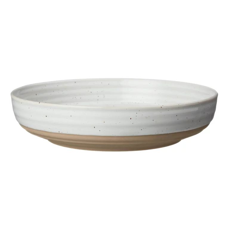 Better Homes & Gardens Abbott Stoneware Dinner Bowl, White Speckled - Walmart.com | Walmart (US)