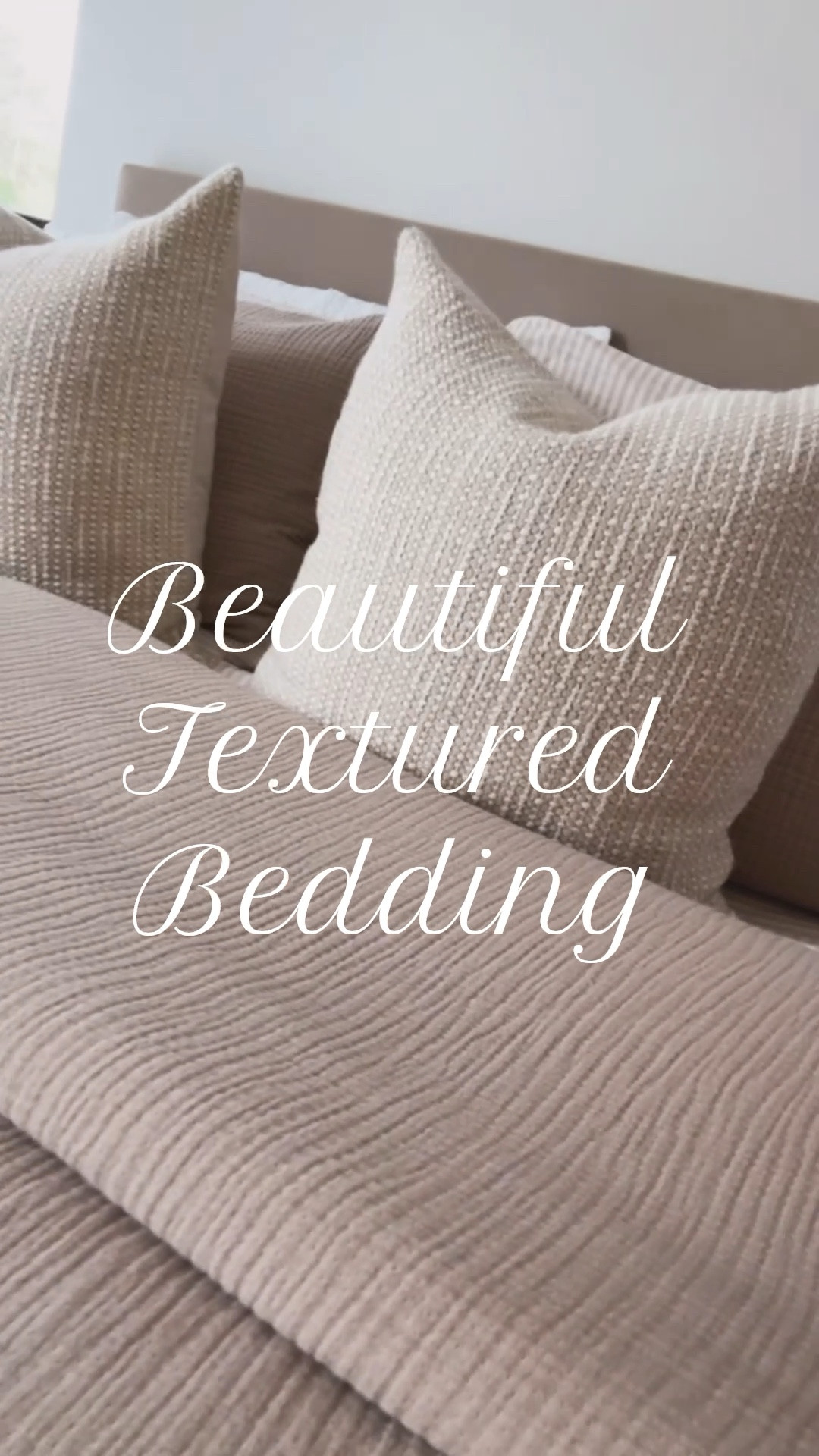 As soon as we moved into our new house, I knew I wanted our bedroom to have gorgeous, neutral, textured bedding! And I am so happy that I found the most beautiful luxury bedding, but at accessible pricing. That’s one of my favorite things about Quince. I’ve been shopping there so much lately because they are all about quality, affordability, and sustainability, which is really important to me. I also love that the gauze duvet set is organic! Linking everything I used to create my bed below!

If you’re looking for the most cozy set, I would go with the linen duvet set or the gauze duvet set and then for sheets do the bamboo sheets.

But if you’re looking for the most texture, then do the gauze duvet set and the bamboo sheets or linen sheets.

@onequince #QuincePartner



#LTKHome