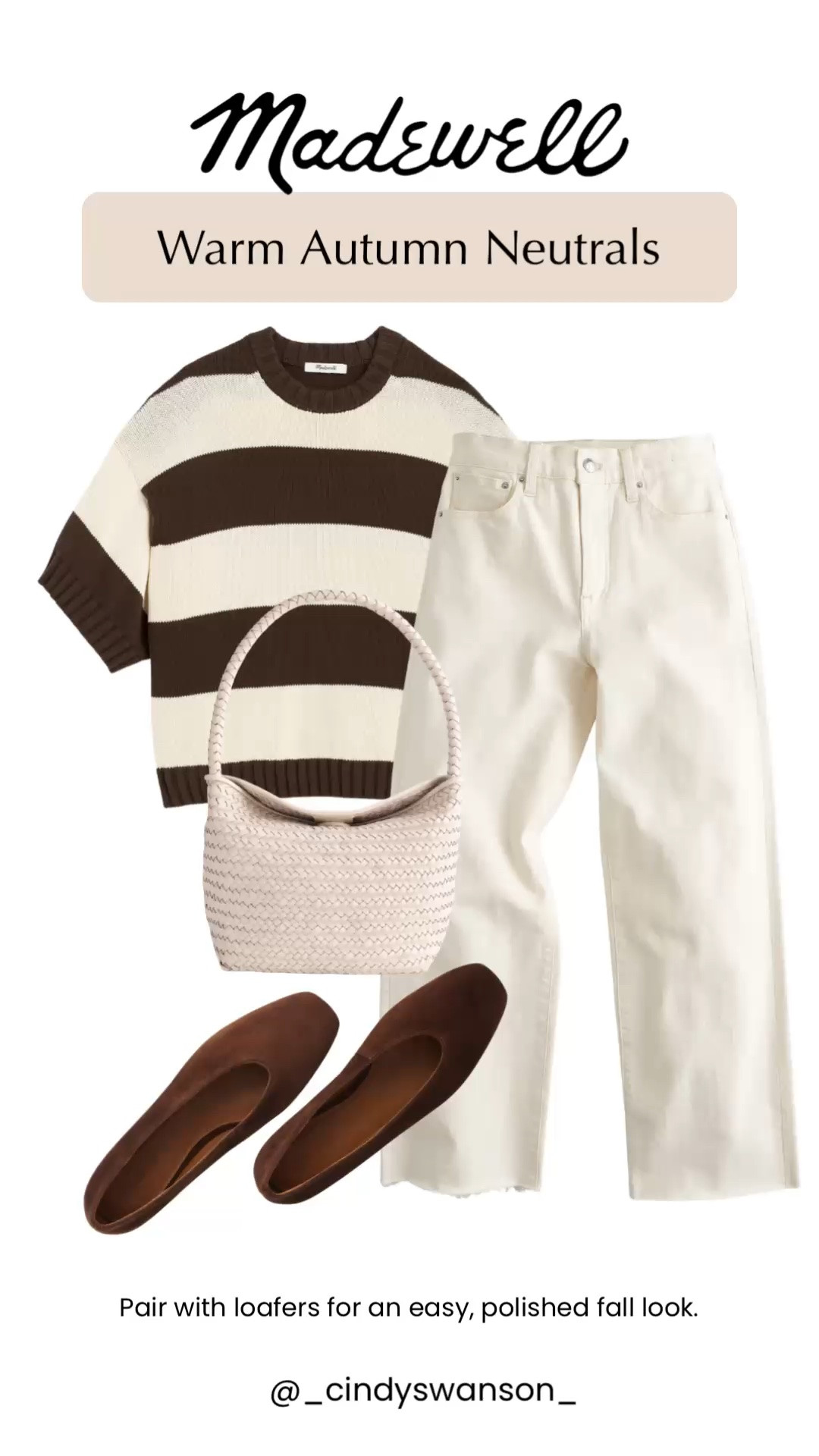 This Madewell striped sweater is such an easy way to bring warm autumn neutrals into your wardrobe. I love it with ecru jeans, brown loafers, and a woven bag for a polished look that still feels effortless.

💡 LTK MADE EASY
❤️ Heart = Support my posts!
🔖 Save = Get sale & restock alerts
📋 Lists = Keep favorites organized
📲 Share = Send lists and products to a friend. Hello, Christmas List!
💬 Comment = Ask me anything about what I’m wearing.:-)

#LTKxMadewell #LTKootd #LTKOver40
