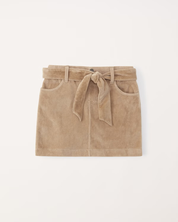corduroy mini skort | Abercrombie & Fitch (US)
