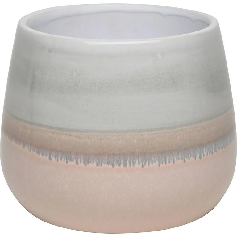 Better Homes & Gardens 6 Inch Ceramic Emily Planter Pink | Walmart (US)