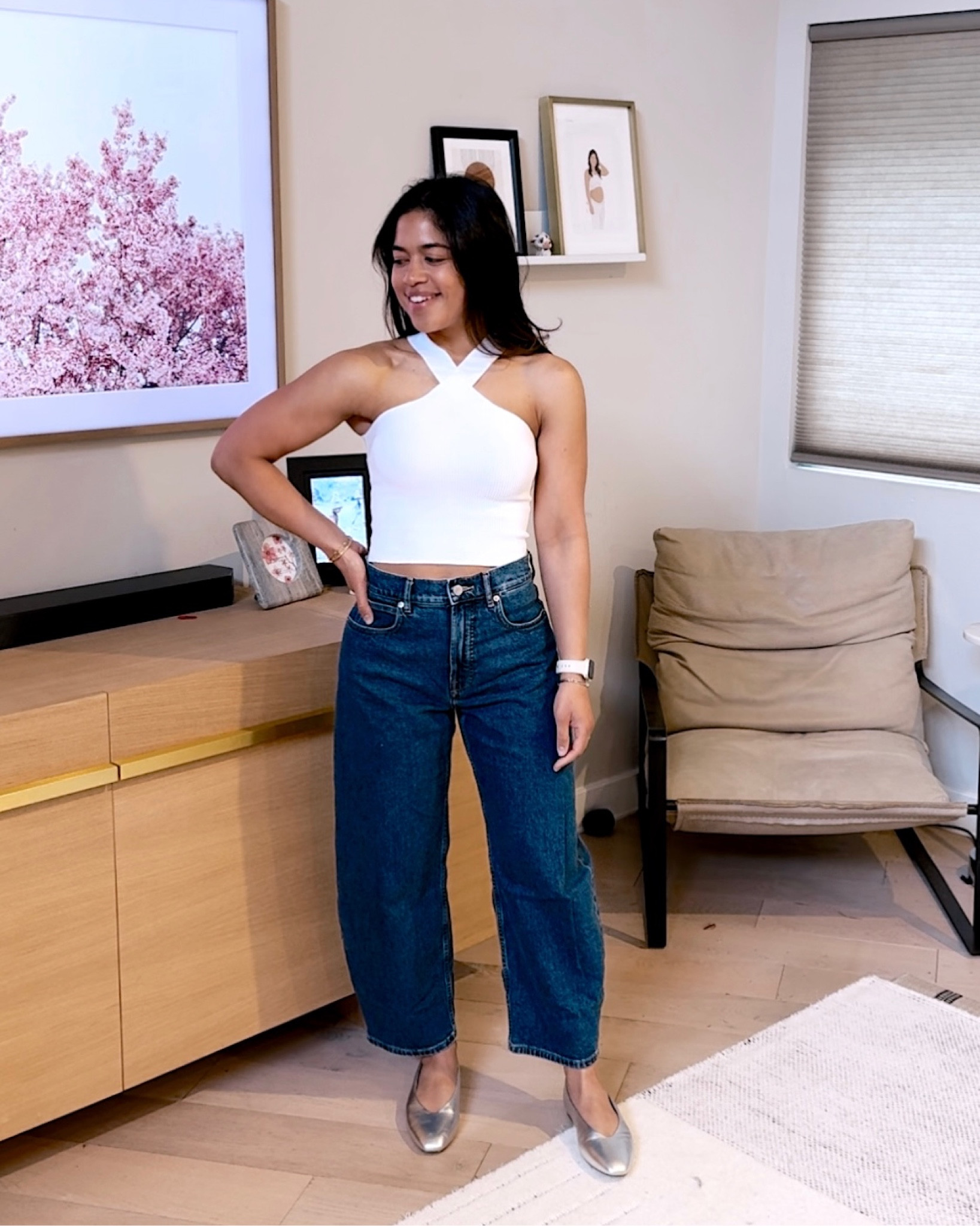 This quince tank is giving major high end vibes without the price! So cute and fun for spring and summer! Comes in other colors, wearing a small! 

#LTKfindsunder100 #LTKstyletip #LTKfindsunder50