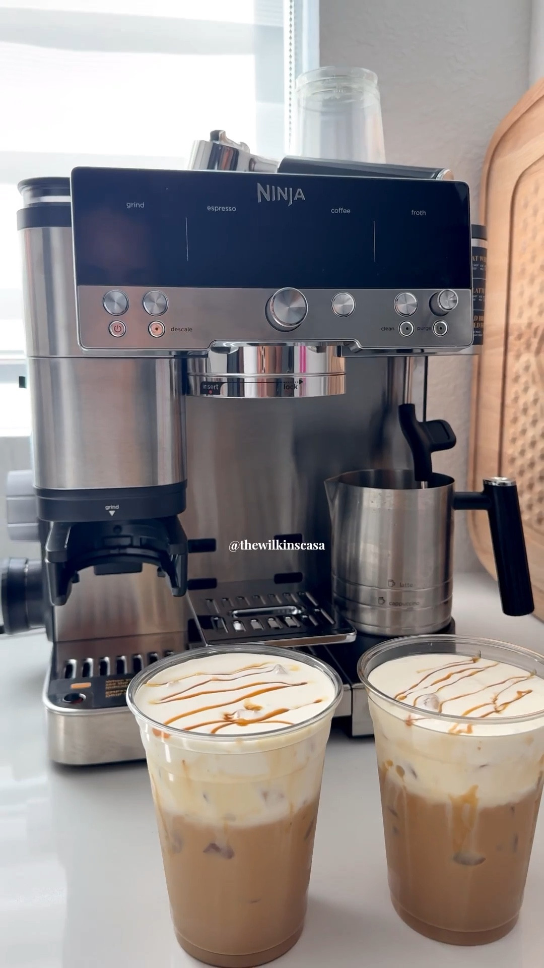 Morning coffee just got an upgrade ☕️ Loving our new NINJA espresso machine — easy to use, sleek on the counter, and perfect for lattes at home 🤍 Linked all my coffee bar favorites on LTK!
#NinjaEspressoMachine #CoffeeBarSetup #HomeCafe #KitchenFavorites #EspressoAtHome

#LTKHome #LTKSaleAlert #LTKHome