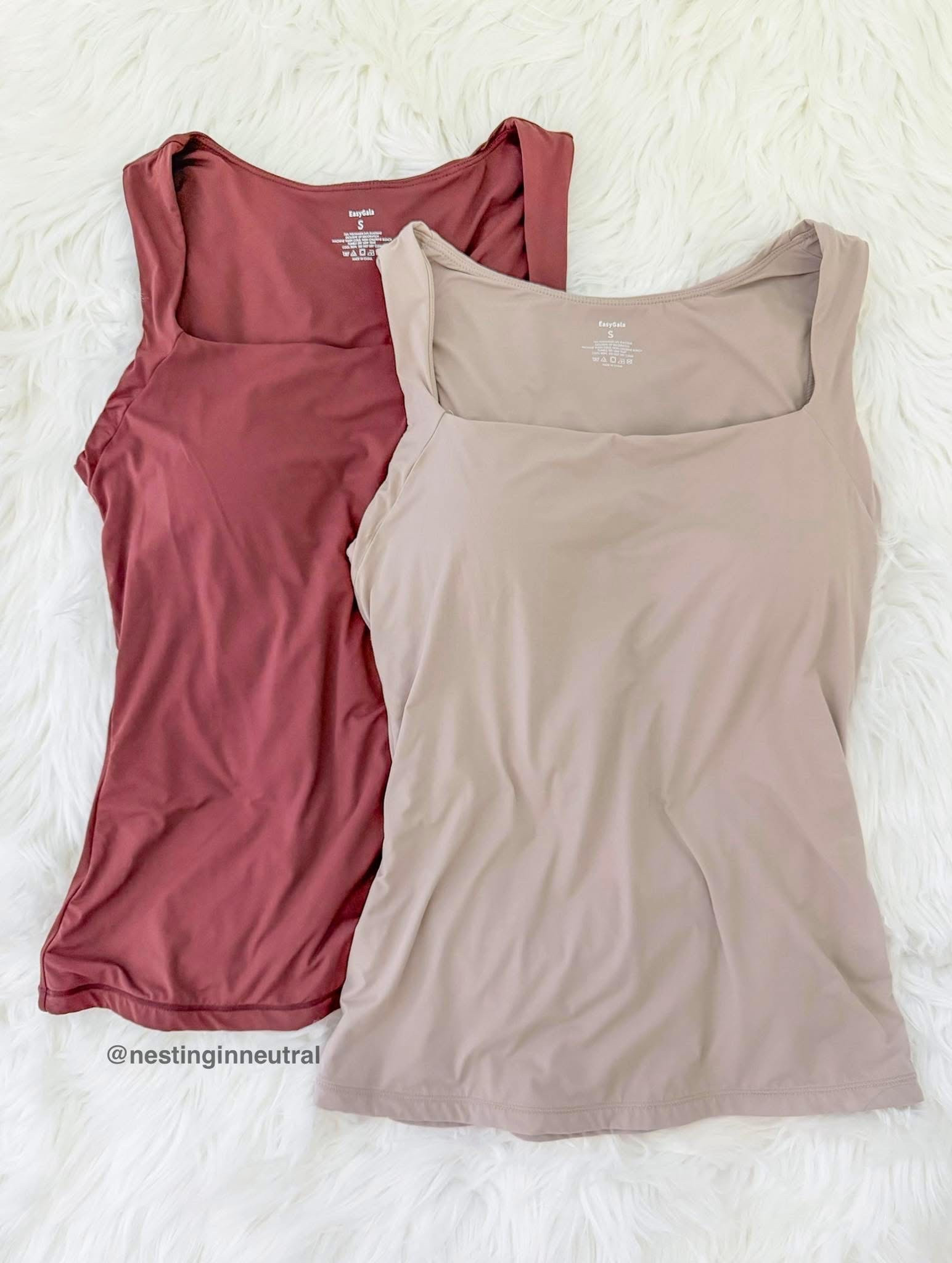 THE BEST TANKS EVER!!!

I don’t think I’ll ever wear any other basic tank top again! They’re on a very RARE PRlCE DR0P🙌 These are double-lined, smoothing [seriously smooths out the bumps] and comes with its own removable pads. Super flattering and I love wearing them tucked into any bottoms for that smooth silhouette. 

Tank,active,comfy 

#LTKTravel #LTKActive #LTKSaleAlert