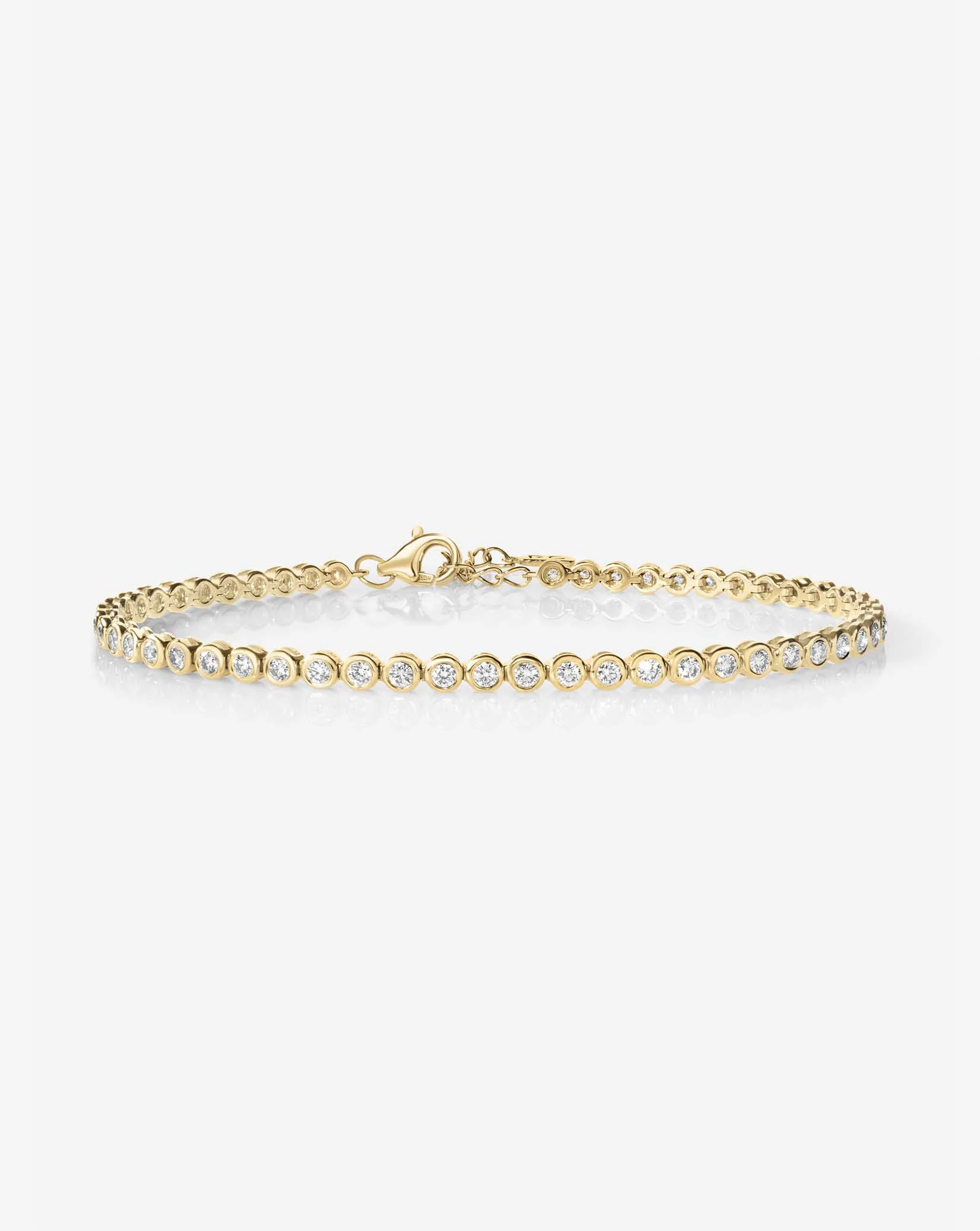 Bezel Mini Diamond Tennis Bracelet | Ring Concierge