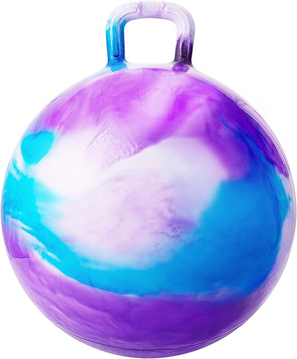 PlayZap Hopper Balls for Kids 3-8, 18 Inches Bouncy Ball with Handle, 18" Inflatable Bouncing Hop... | Amazon (US)