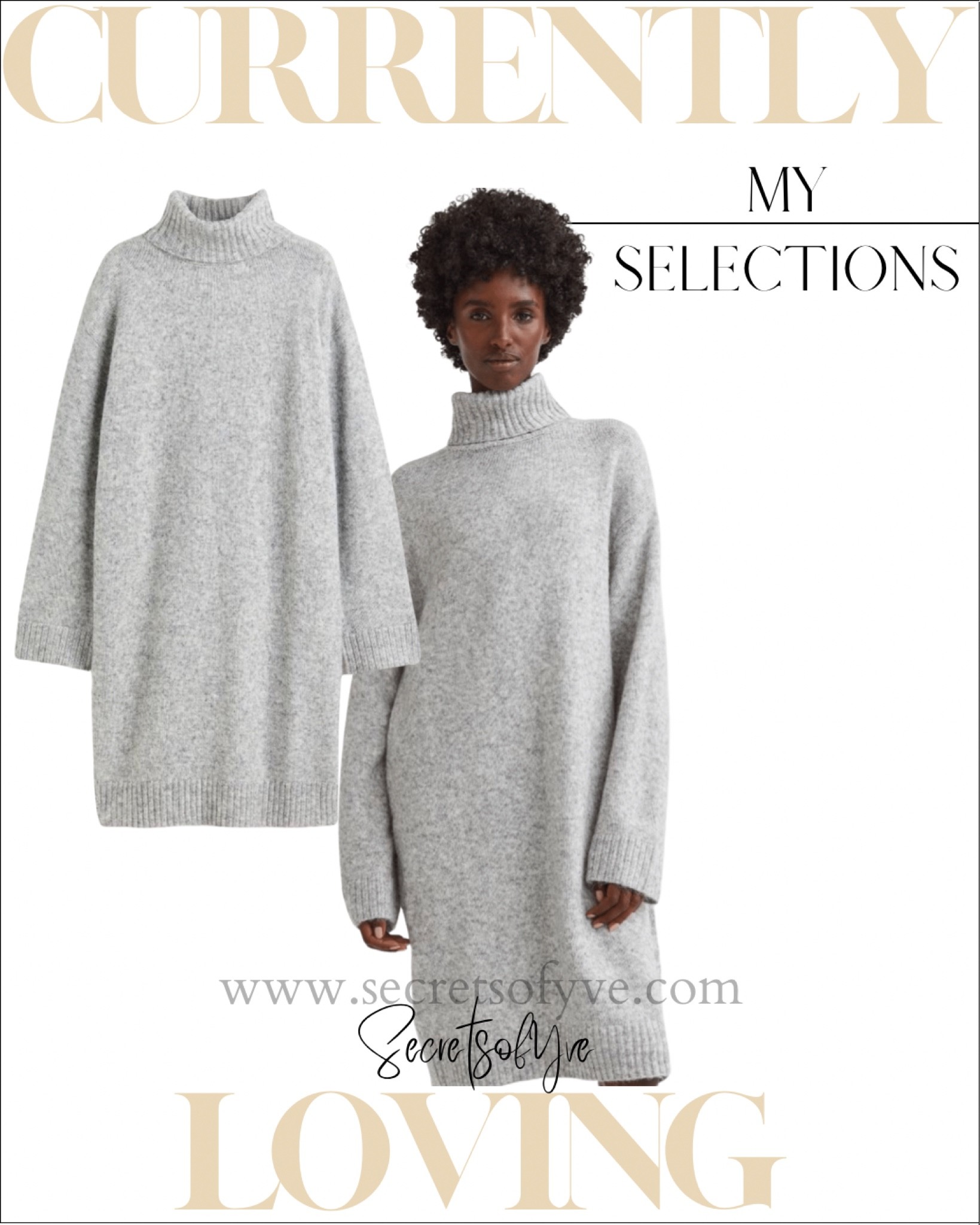 This gorgeous oversized sweater dress from @h&m is so cozy. As stated, it does run large. 
Perfect as gifts. 
#Secretsofyve 
Always humbled & thankful to have you here.. 
CEO: patesiglobal.com PATESIfoundation.org

@secretsofyve : where beautiful meets practical, comfy meets style, affordable meets glam with a splash of splurge every now and then. I do LOVE a good sale and combining codes!  #ltkmen Maternity #ltkkids
Wedding guest dress
Work wear #ltkbaby 
Fall outfits #ltkfit 
Teacher outfits
Home decor #ltkfamily
Wedding Guest
Dress #ltkwedding
#ltkhome #ltkbeauty #ltkcurves #ltkshoecrush #ltkitbag #ltkstyletip #ltktravel #ltkworkwear #ltkswim #ltkbump secretsofyve

#LTKU #LTKSeasonal #LTKsalealert